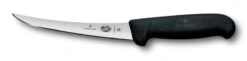 Victorinox Boning Knife- Curved Narrow 15cm Blade (Black)