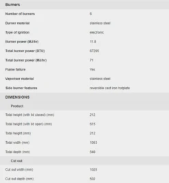 Beefeater Proline FFD BBQ With Hood - BeefEater -Outdoor Camping Store BSH158SA 4