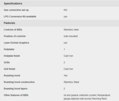 Beefeater Proline FFD BBQ With Lid - BeefEater -Outdoor Camping Store BSL158SA 4