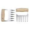 Flaming Coals Deluxe Meat Claws - Wooden Handle