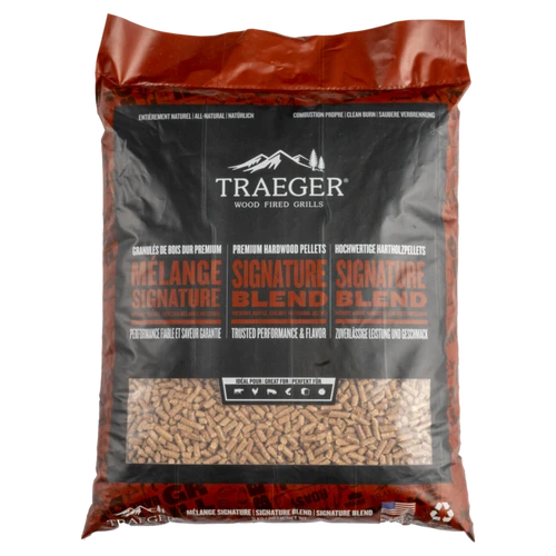 Traeger Signature Blend BBQ Pellets 9kg 1 Traeger Signature Blend BBQ Pellets 9kg