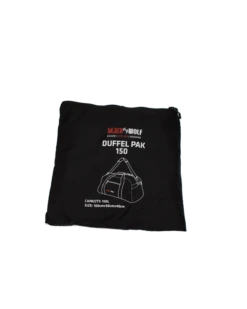 Dufflepack 150 -Outdoor Camping Store PackedBlack150 small